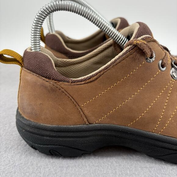 Keen Womens Shoes Size 8.5M Brown Canvas Hiking Sneaker Oxford Lace UP Fashion - Picture 8 of 15